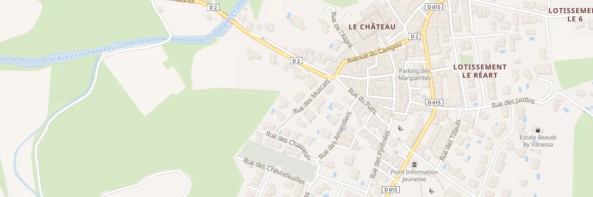 Plan du 8 Rue des Muscats à Fourques