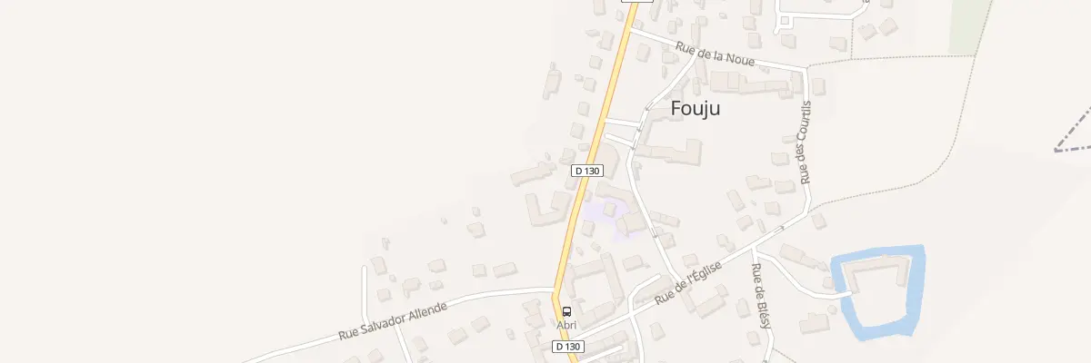 Plan du 280 Rue du Gen de Gaulle à Fouju