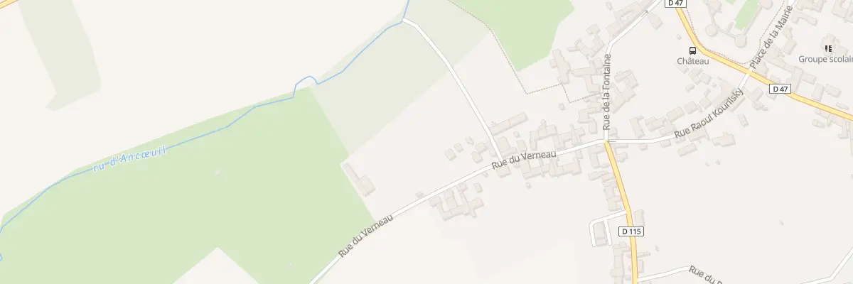Plan du 20B Rue du Verneau à Blandy
