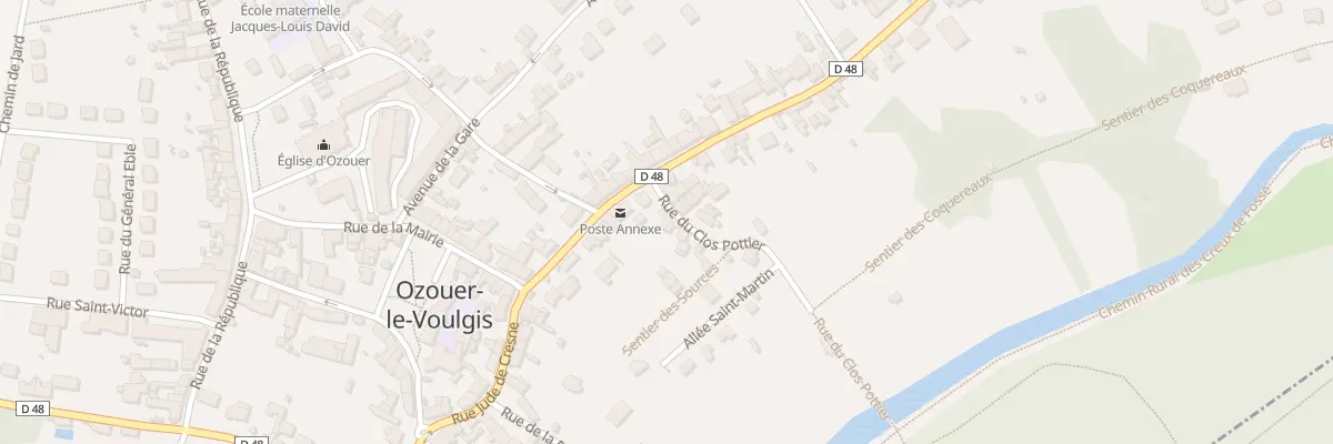 Plan du 4 Rue du Clos Pottier à Ozouer-le-Voulgis