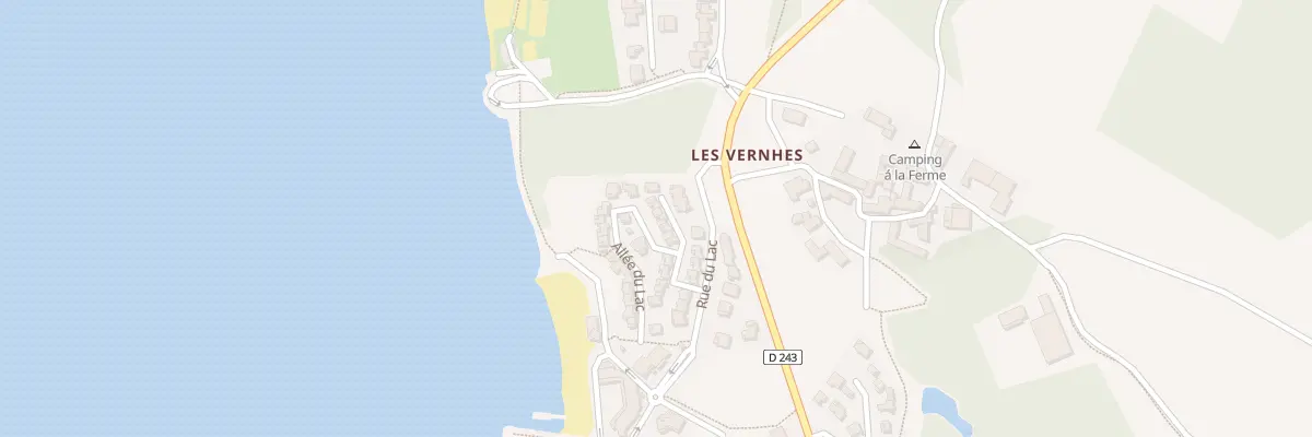 Plan du 6 Rue Sarradure - Les Vernhes à Salles-Curan