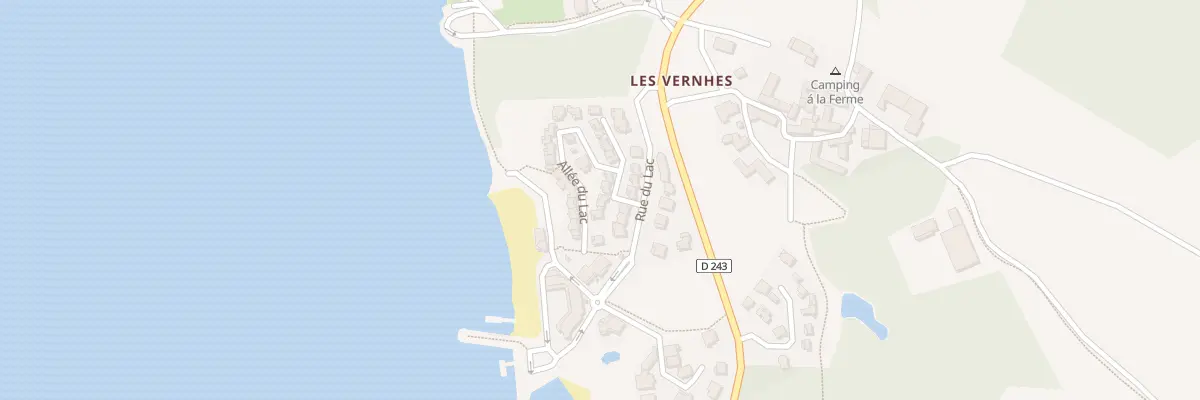 Plan du 1 Rue Sarradure - Les Vernhes à Salles-Curan