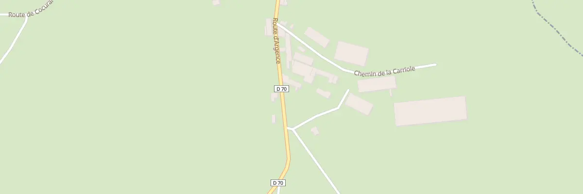 Plan du 5034 Cocural à Huparlac