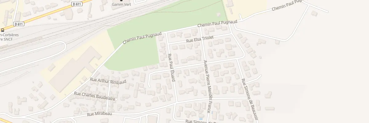 Plan du 1 Rue Louis Aragon à Lézignan-Corbières