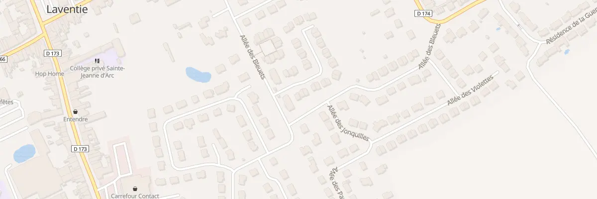 Plan du 1 Rue des Anthuriums à Laventie