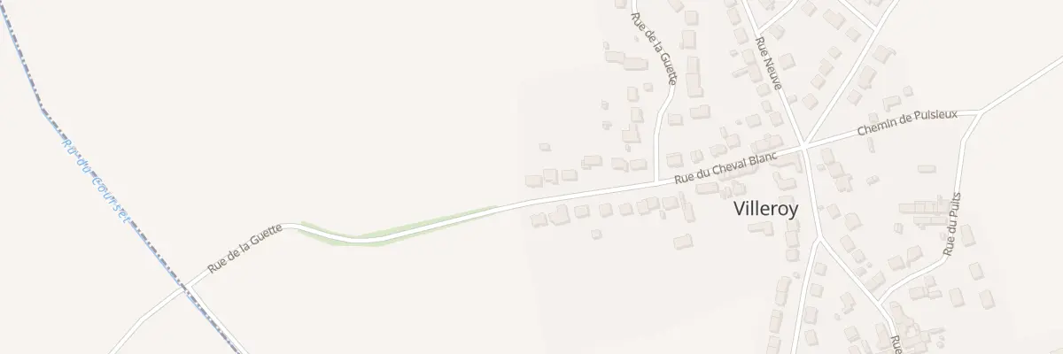 Plan du 30 Rue du Cheval Blanc à Villeroy