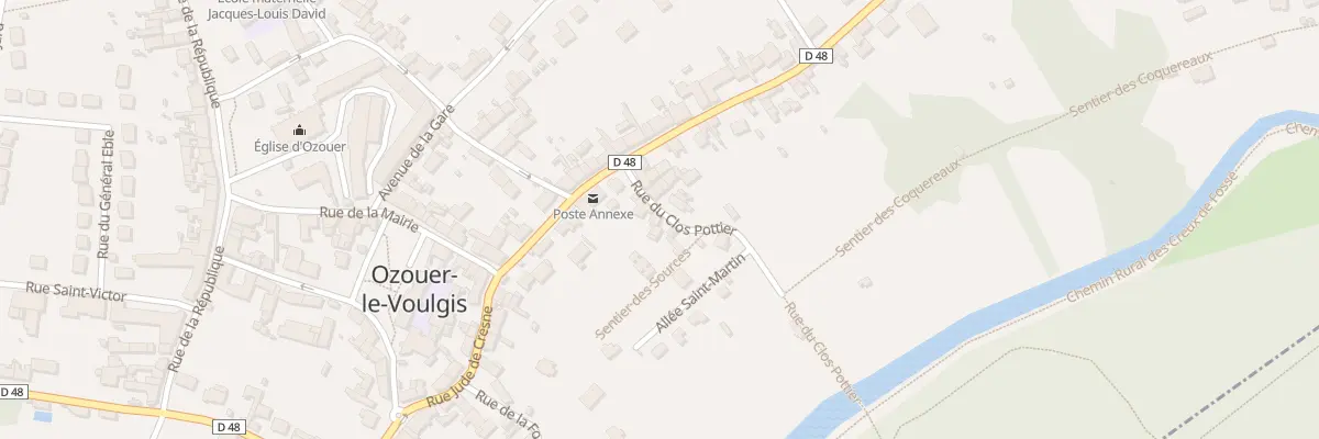 Plan du 8 Rue du Clos Pottier à Ozouer-le-Voulgis