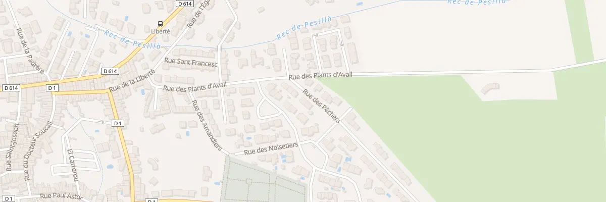 Plan du 8 Rue des Pechers à Pézilla-la-Rivière