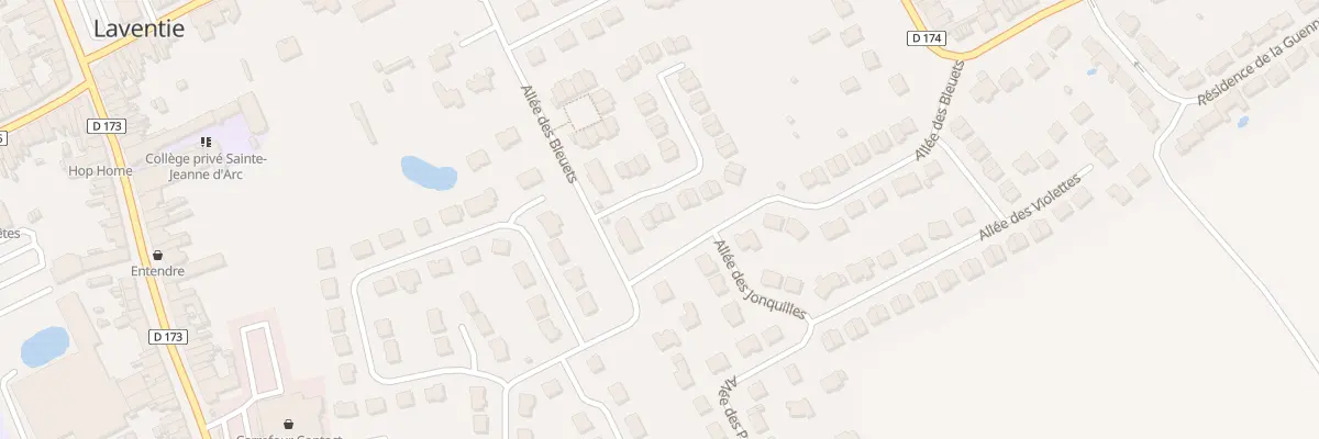Plan du 2 Rue des Anthuriums à Laventie
