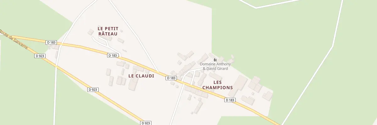 Plan du 15 Rte de Chavignol à Menetou-Râtel