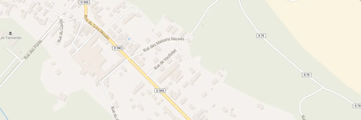Plan du 116 Rue de Vaufollet à Amilly