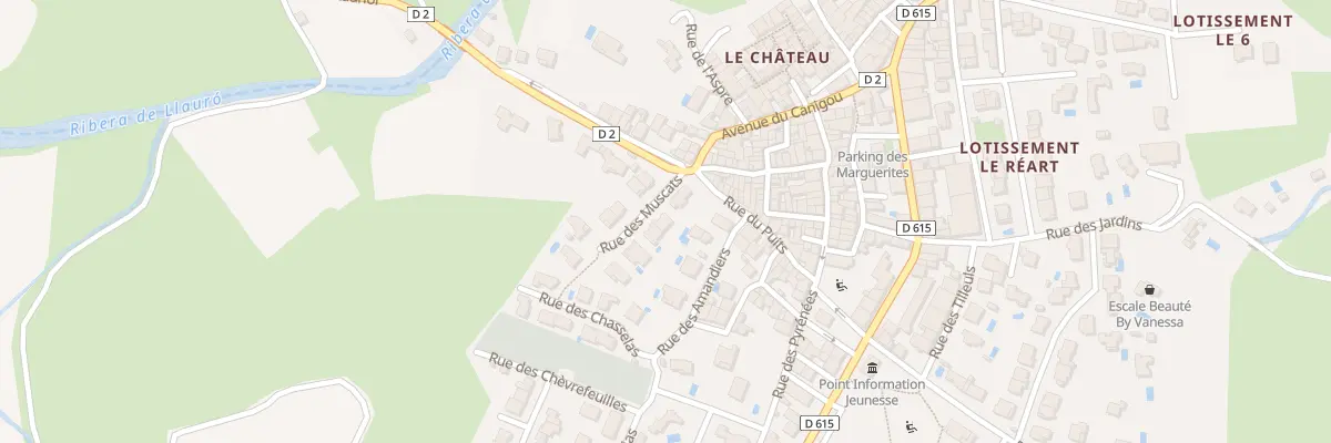 Plan du 3 Rue des Muscats à Fourques