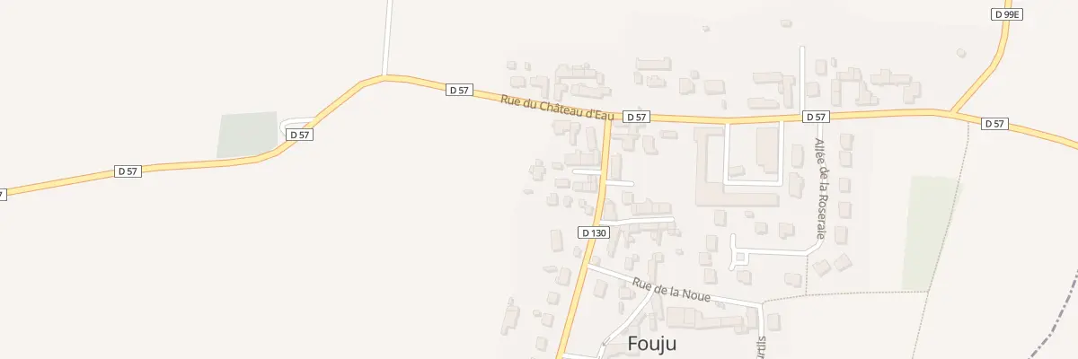 Plan du 44D Rue du Gen de Gaulle à Fouju