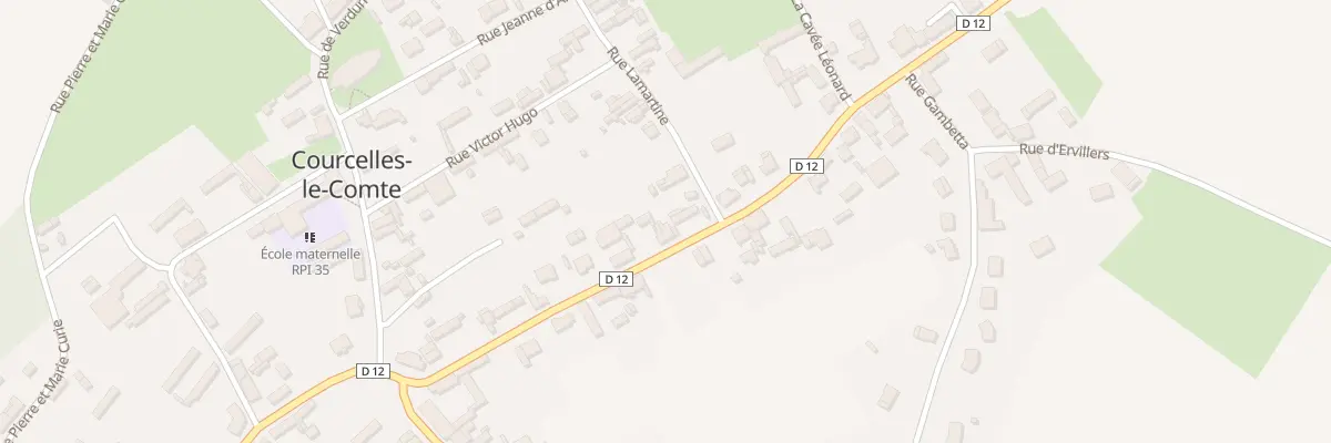Plan du 21 Rue Jules Ferry à Courcelles-le-Comte