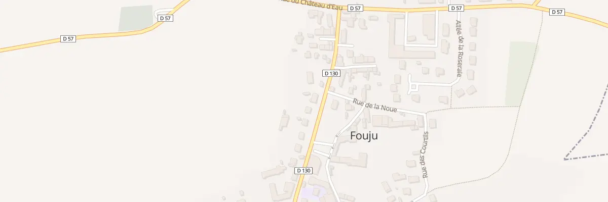 Plan du 152 Rue du Gen de Gaulle à Fouju
