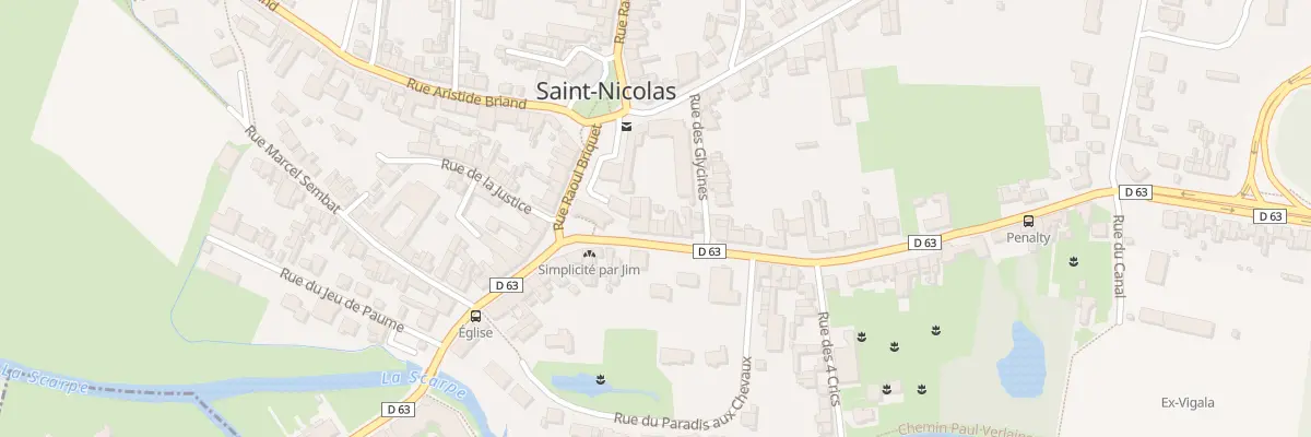 Plan du 39 Rue Anatole France à Saint-Nicolas