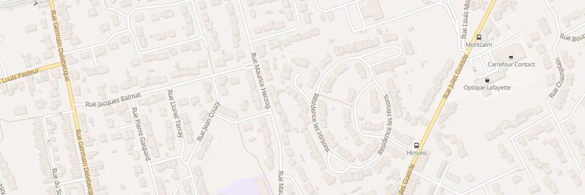 Plan du 26 Res les Hirsons Rue Mordacque à Liévin
