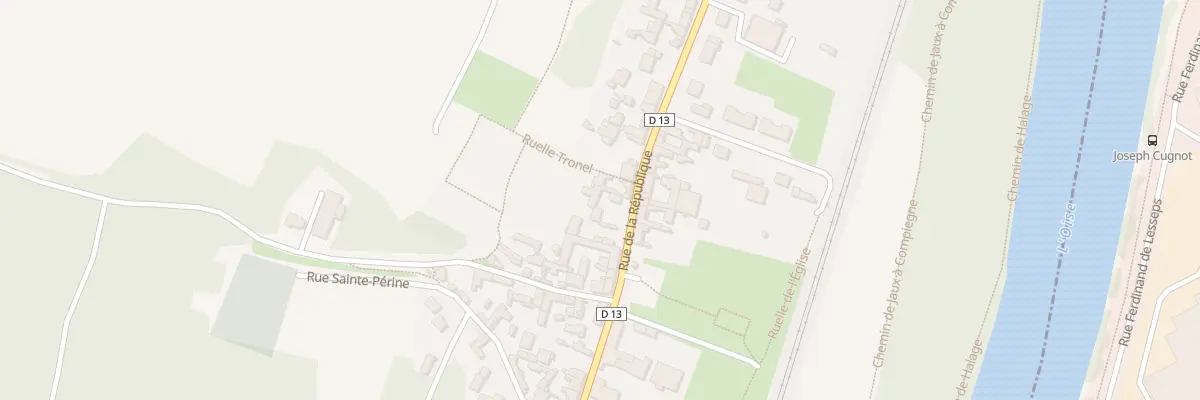 Plan du 469 Rue de la République à Jaux