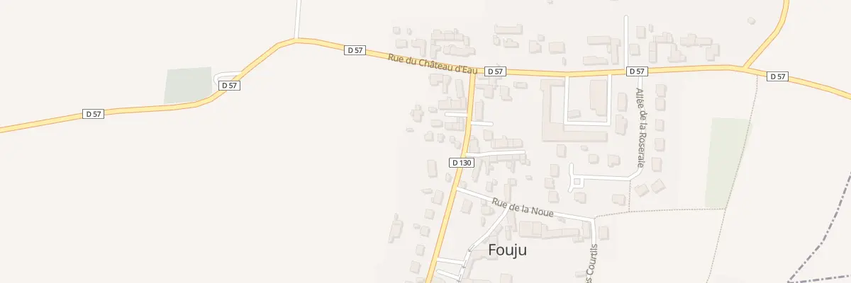 Plan du 70D Rue du Gen de Gaulle à Fouju