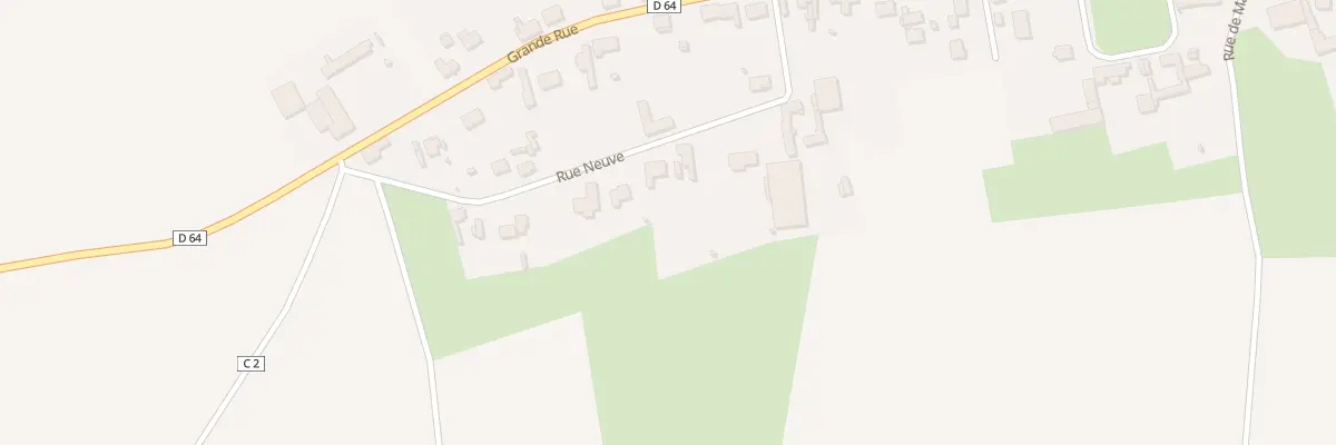 Plan du 12 Rue Neuve à Montauban-de-Picardie