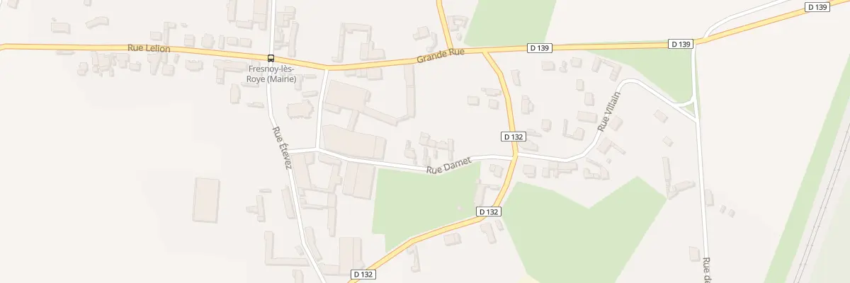 Plan du 3 Rue Damet à Fresnoy-lès-Roye