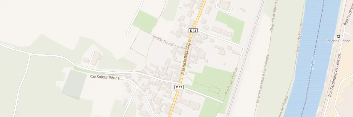 Plan du 455 Rue de la République à Jaux