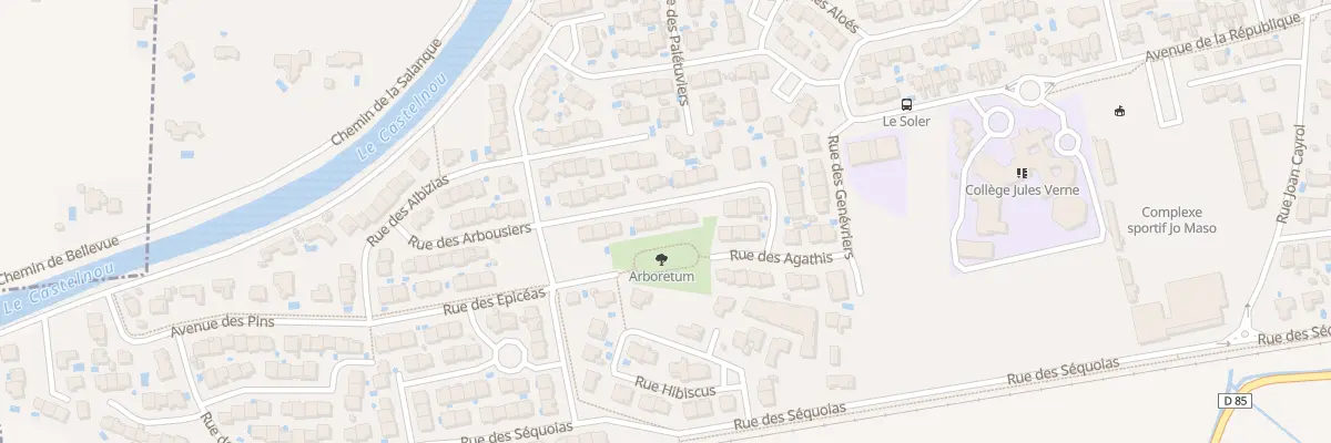 Plan du 26 Rue des Arbousiers au Soler