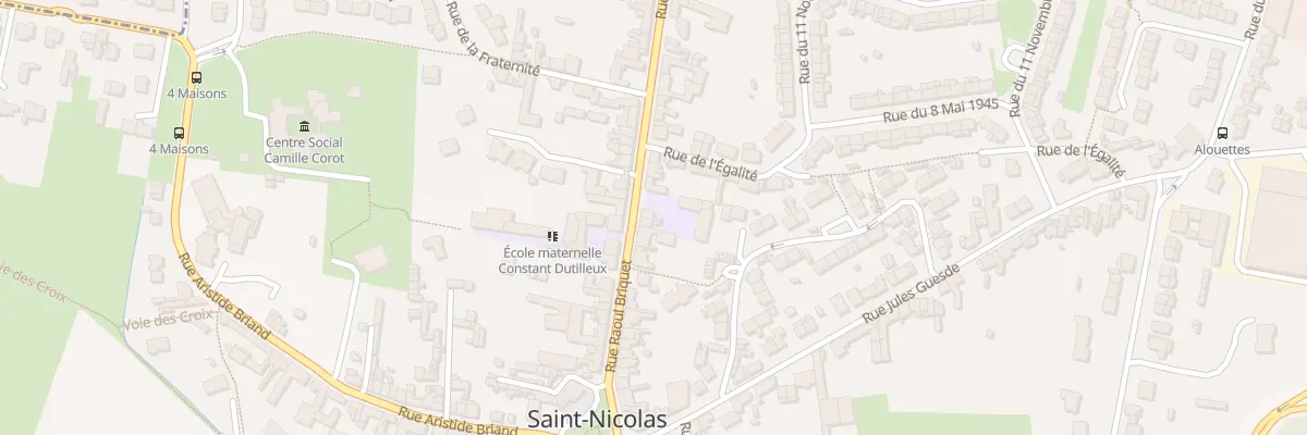 Plan du 24 Rue Raoul Briquet à Saint-Nicolas