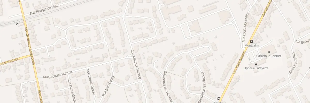 Plan du 30 Res les Hirsons Rue Mordacque à Liévin