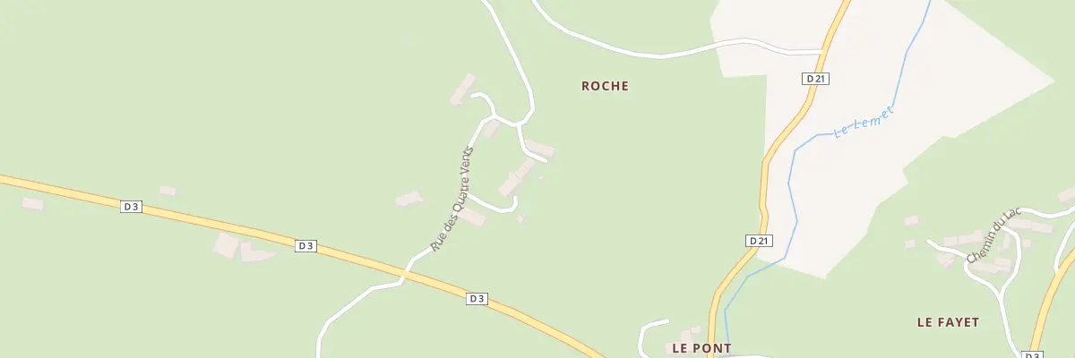 Plan du 5240 La Roche à Saint-Saturnin
