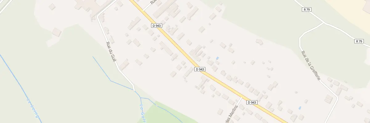 Plan du 622 Rue du Gros Moulin à Amilly