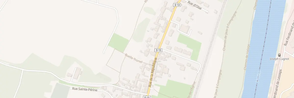 Plan du 533A Rue de la République à Jaux