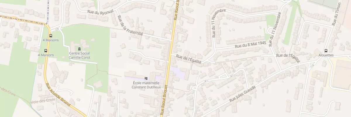 Plan du 30 Rue Raoul Briquet à Saint-Nicolas