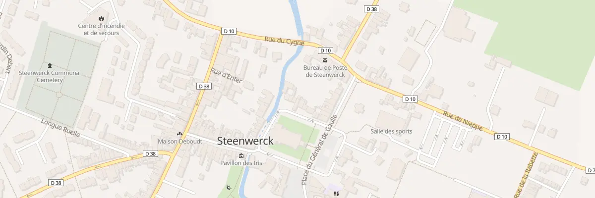 Plan du 12 Pl du Gen de Gaulle à Steenwerck