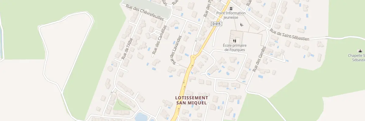 Plan du 7 Rue des Lavandes à Fourques
