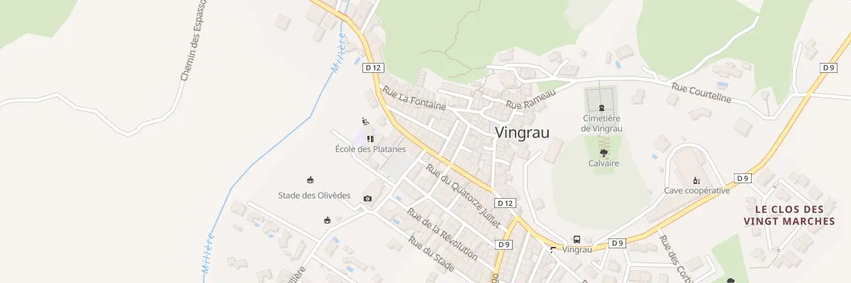 Plan du 41 Rue Mal Joffre à Vingrau