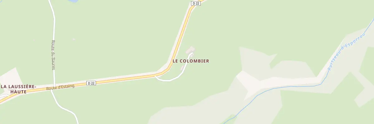 Plan du 5072 Le Colombier à Coubisou