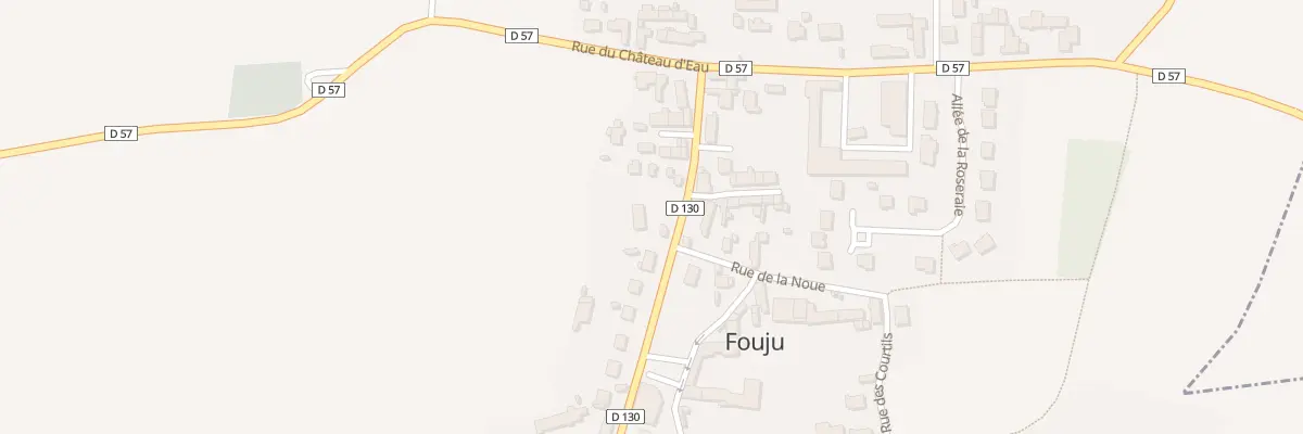 Plan du 112 Rue du Gen de Gaulle à Fouju