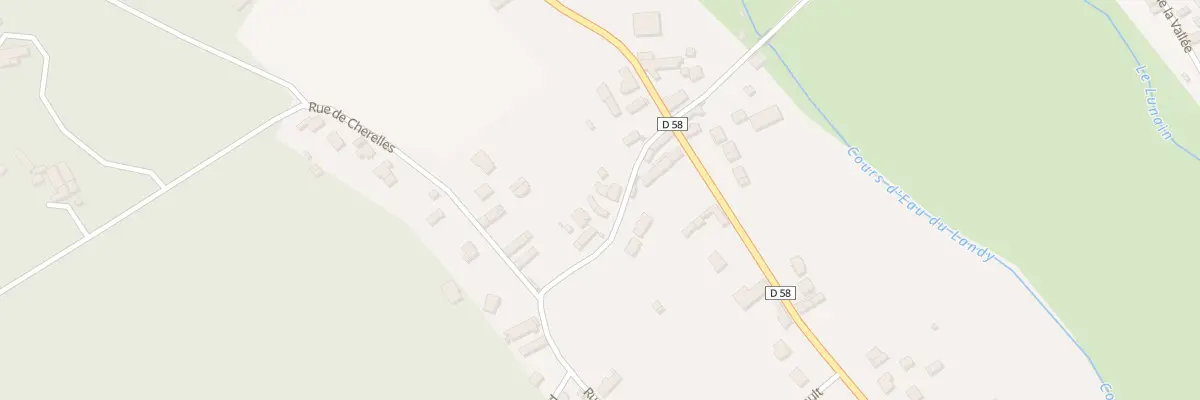 Plan du 6 Rue de Cherelles à Nonville
