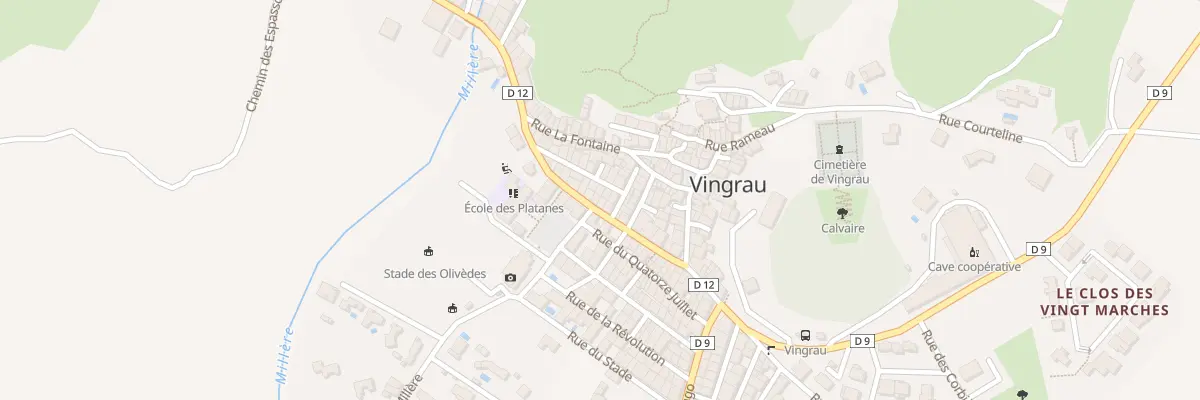 Plan du 39 Rue Mal Joffre à Vingrau