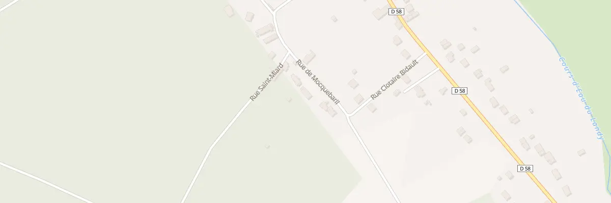 Plan du 5 Rue du Mocquebaril à Nonville