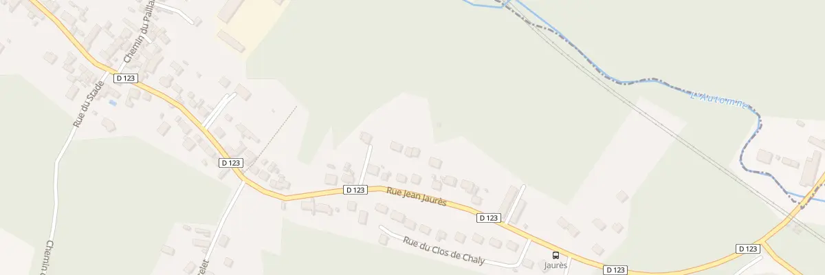 Plan du 729 Rue Jean Jaurès à Saintines