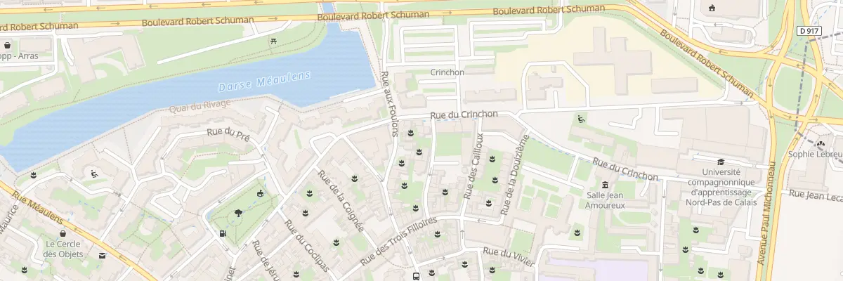 Plan du 13 Rue du Crinchon à Arras
