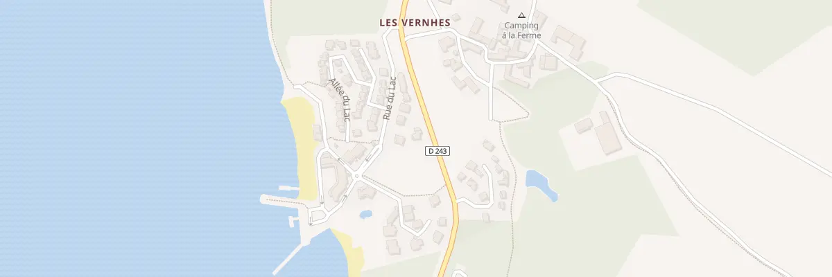 Plan du 15 Rue du Lac - Les Vernhes à Salles-Curan