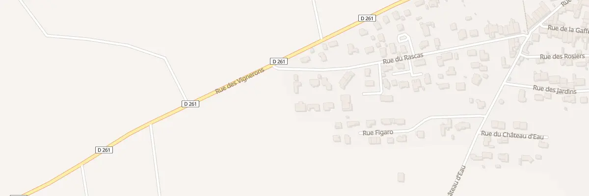 Plan du 45 Rue du Rascas à Luc-sur-Orbieu