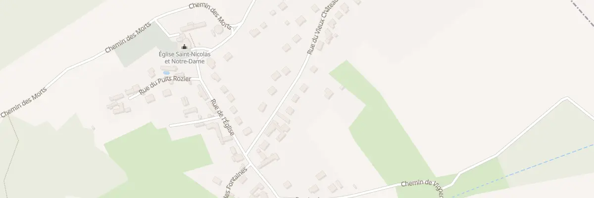 Plan du 110 Rue du Vieux Château à Vignemont