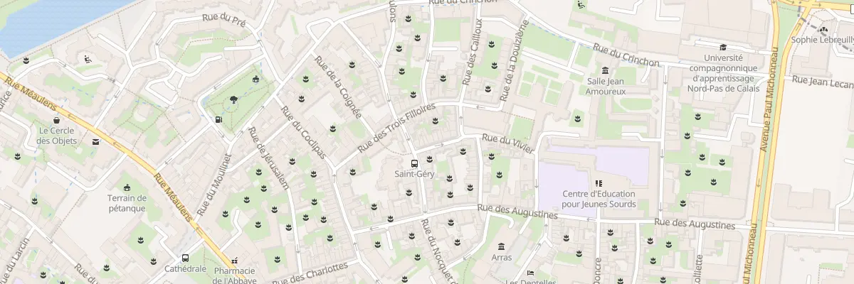 Plan du 14 Rue du Puits de Saulty à Arras