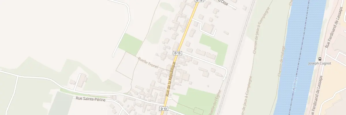 Plan du 533 Rue de la République à Jaux
