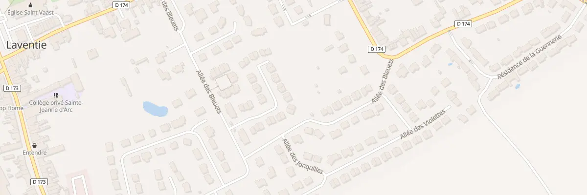 Plan du 10 Rue des Anthuriums à Laventie