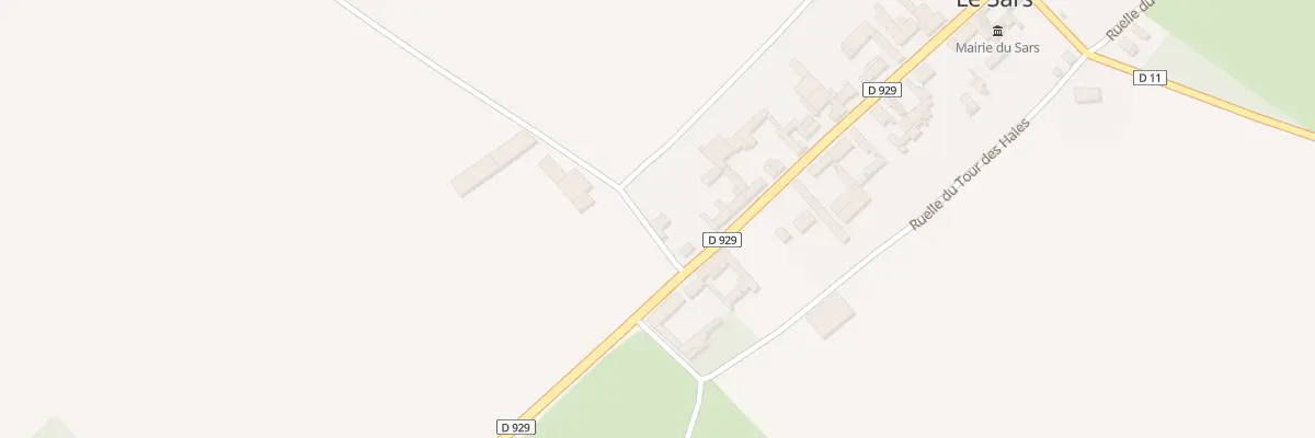 Plan du 67 Rue Nationale au Sars